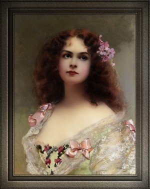 The Parisian by Vittorio Matteo Corcos Old Masters Fine Art Reproduction